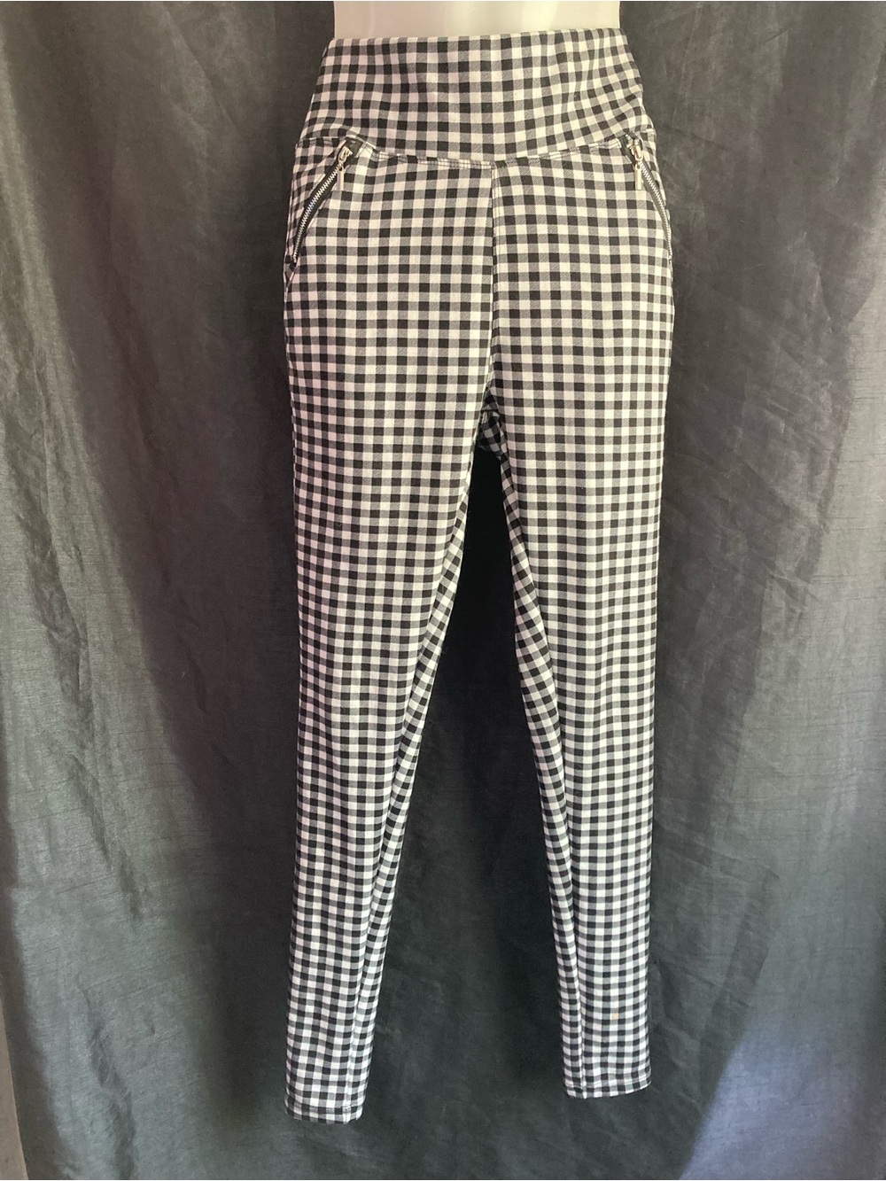 Streetwear Society Black & White Gingham Chinos